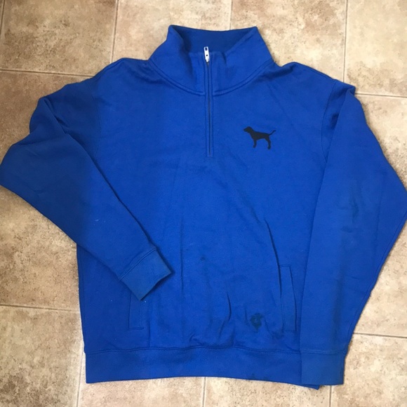 PINK Victoria's Secret Sweaters - PINK Half-Zip Pull Over